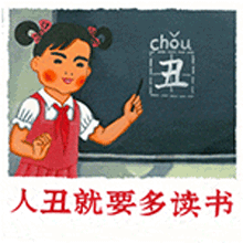 提醒你一下，人丑就要多读书