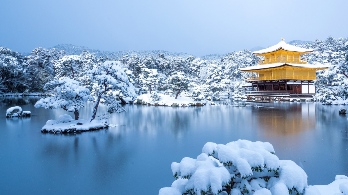 非常漂亮的冬季雪景照片