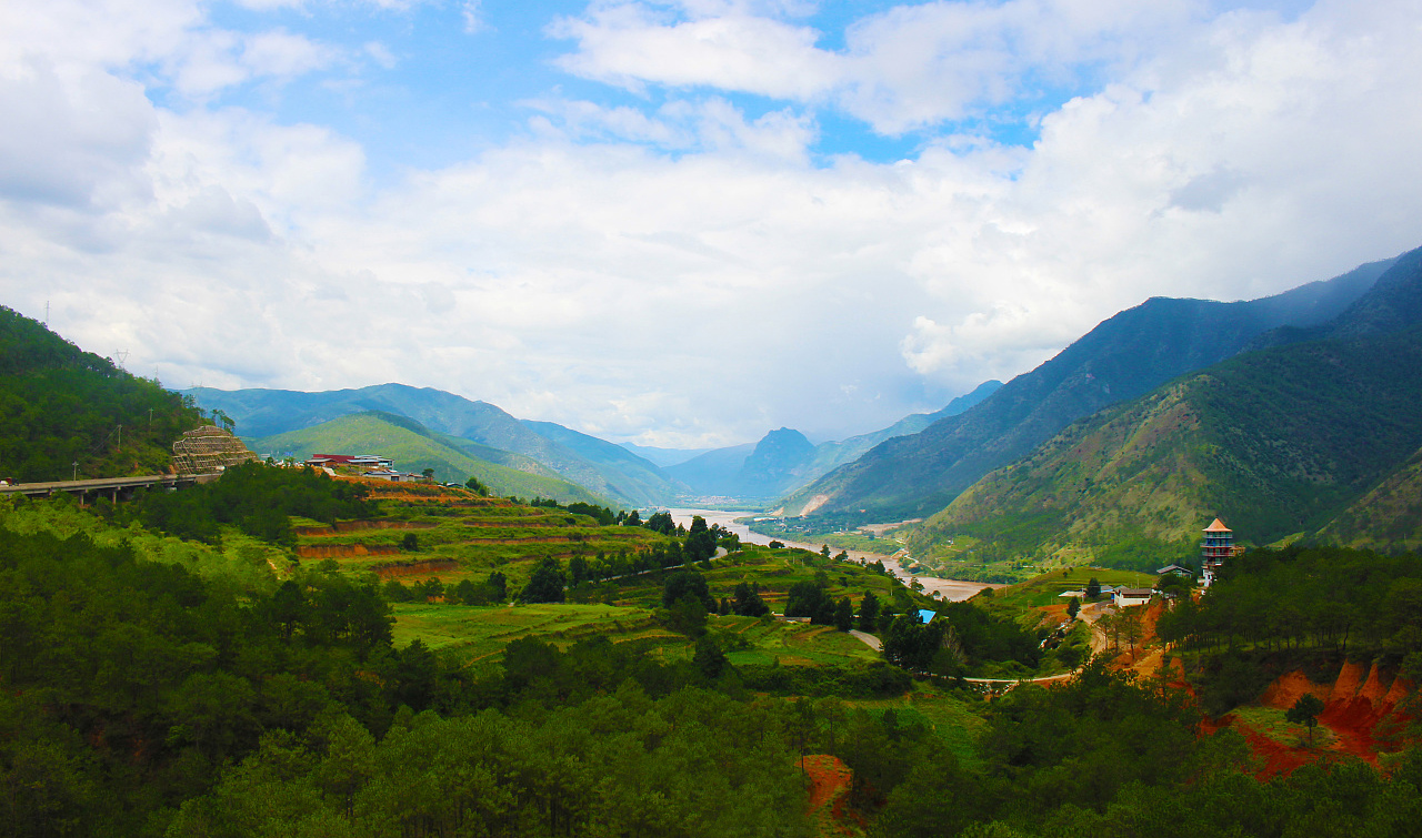 非常美丽的乡村风景