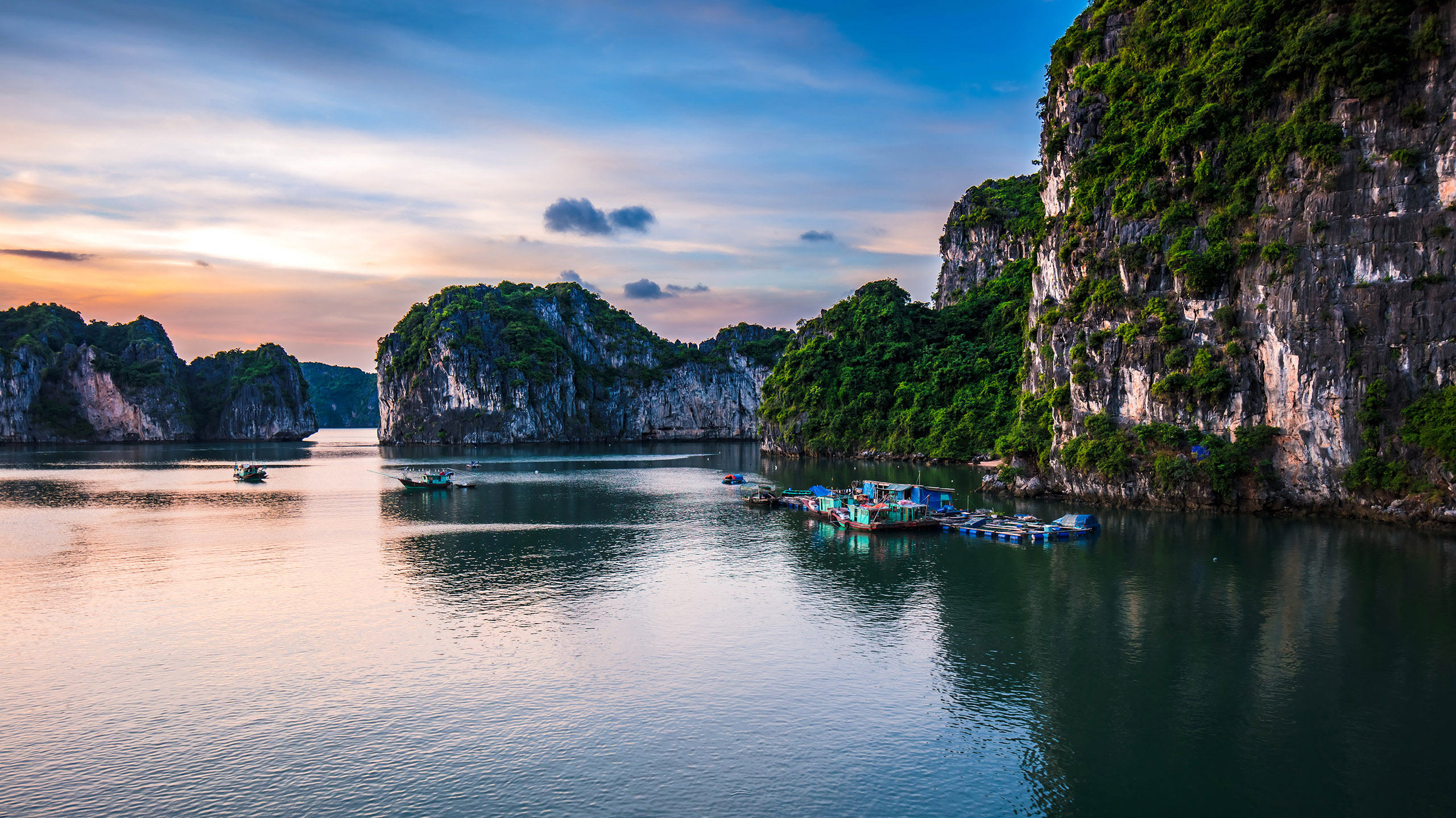 安静悠然的山水美景