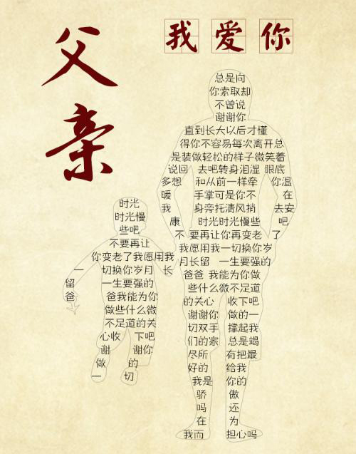长大后才懂得父亲的不容易