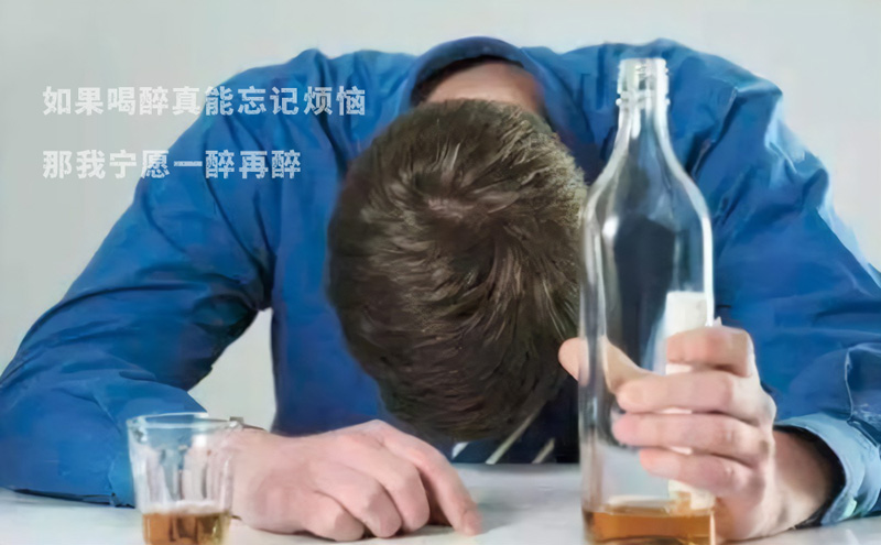 如果酒醉就能忘记烦恼，那我宁愿每天喝醉