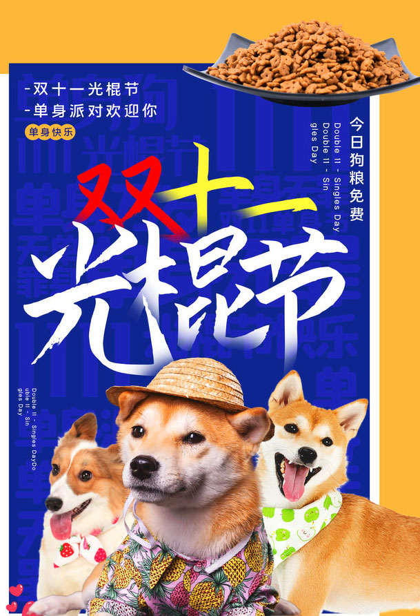 双十一光棍节，单身派对欢迎你