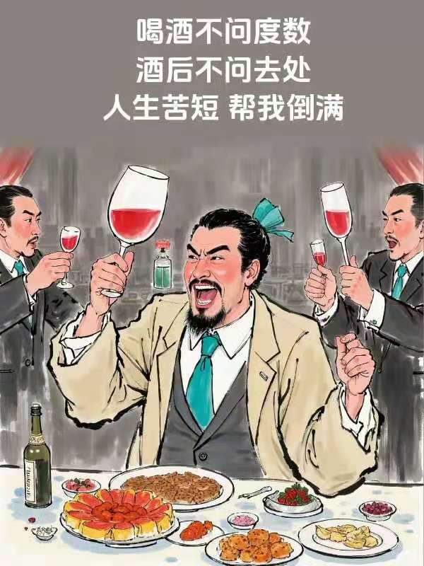 喝酒不问度数，酒后不问去处