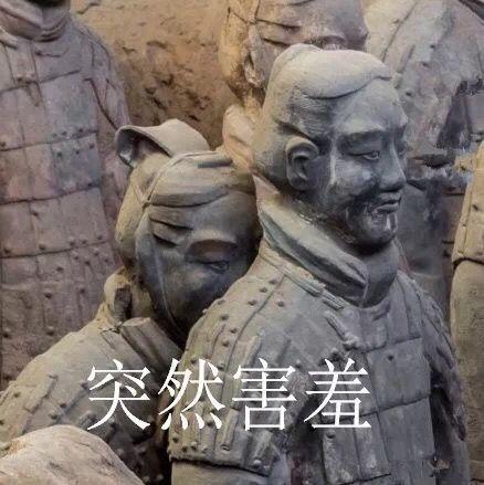 突然害羞的兵马俑