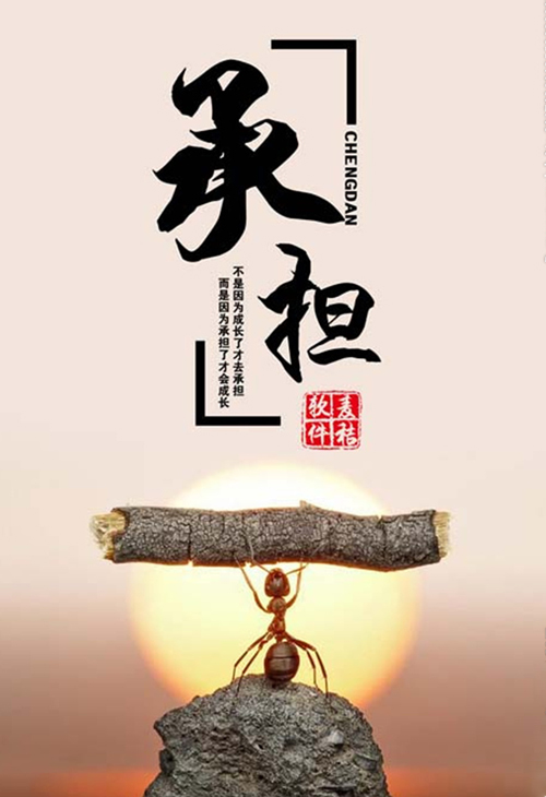 不是因为成长了才去承担，而是因为承担了才会成长