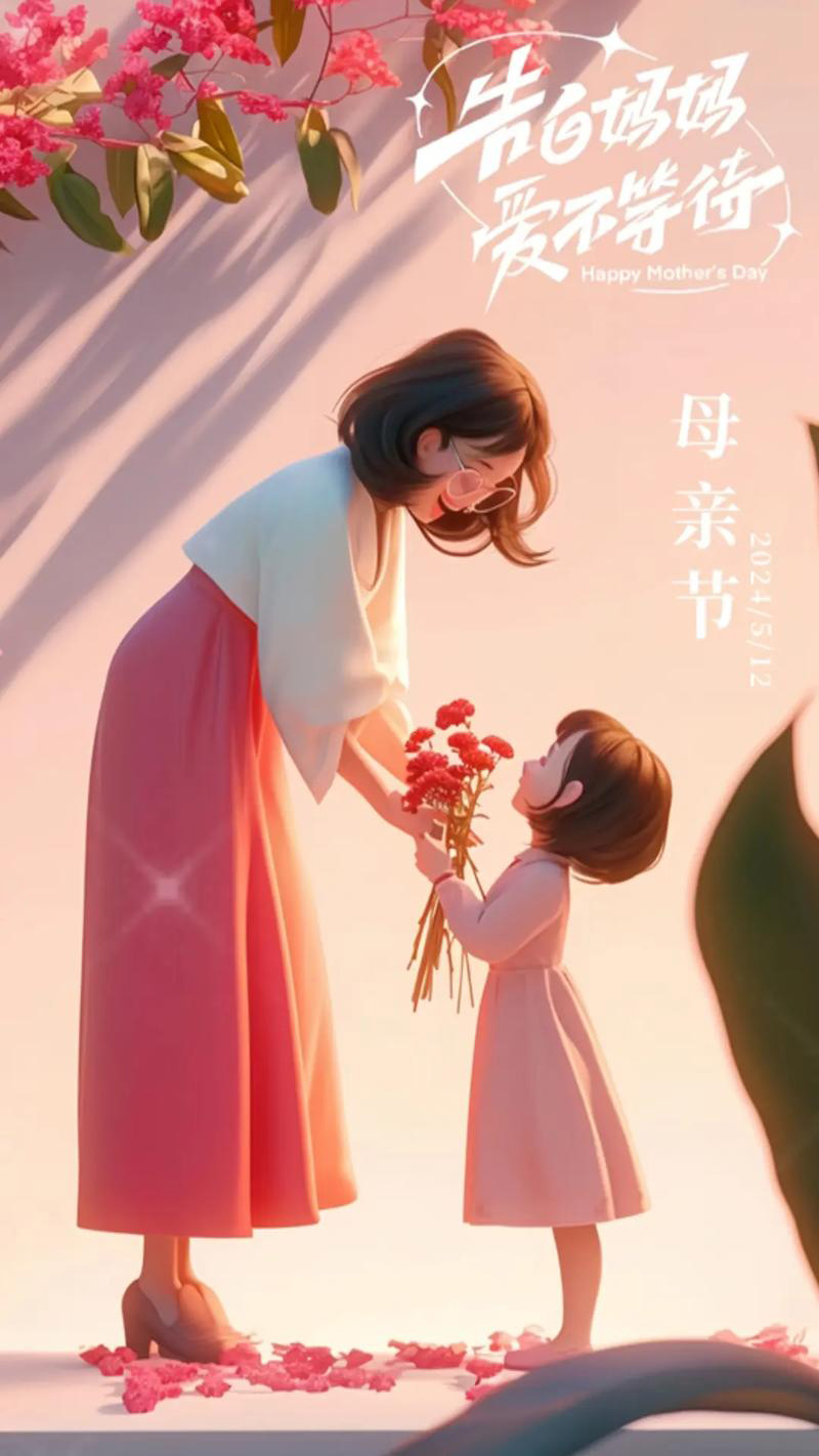 大声向妈妈告白，爱不再等待