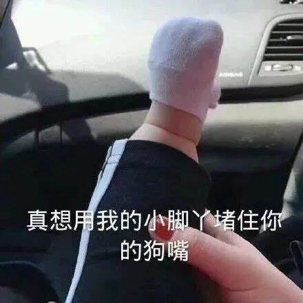 我真想用我的小脚丫堵住你那张嘴