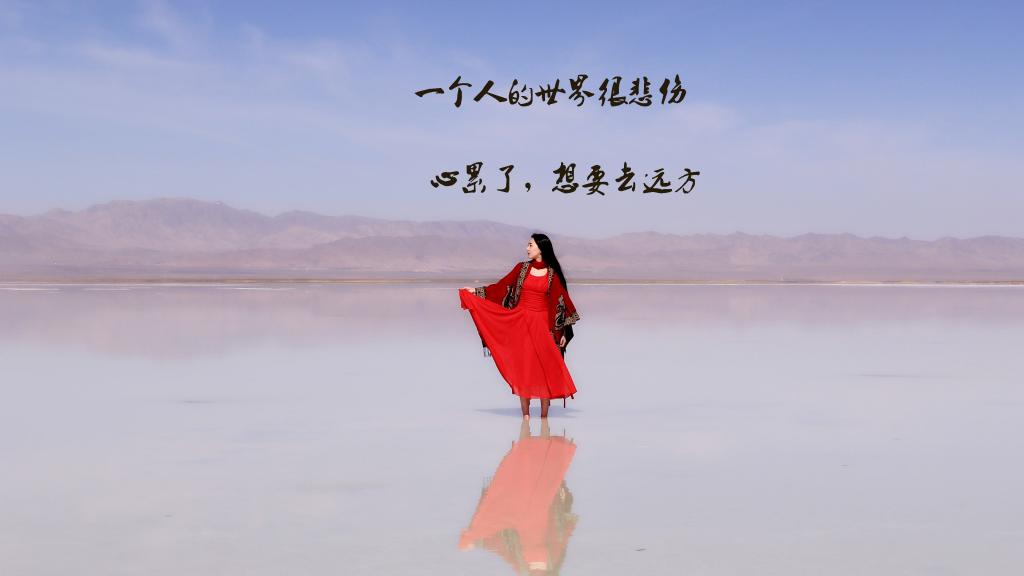 一个人的世界很悲伤，我的心累了