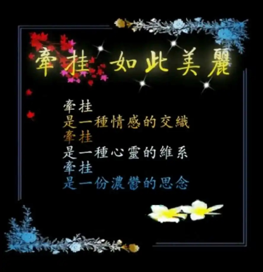 牵挂是一种情感的交织