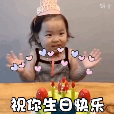祝小朋友过生日的动态图片