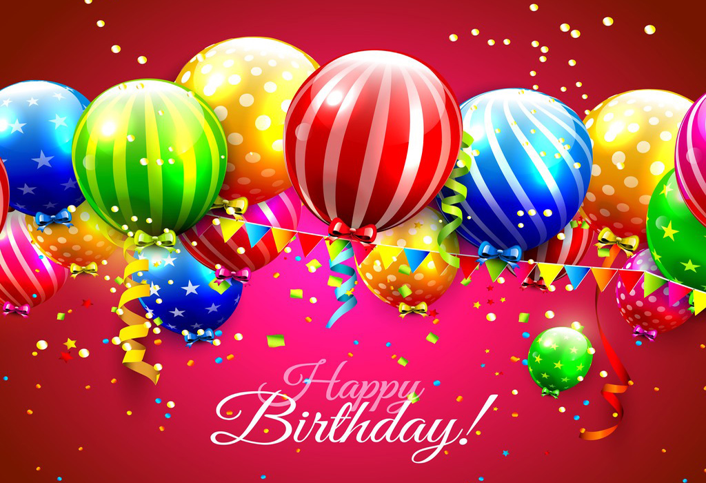 放飞气球送祝福，Happy birthday to you