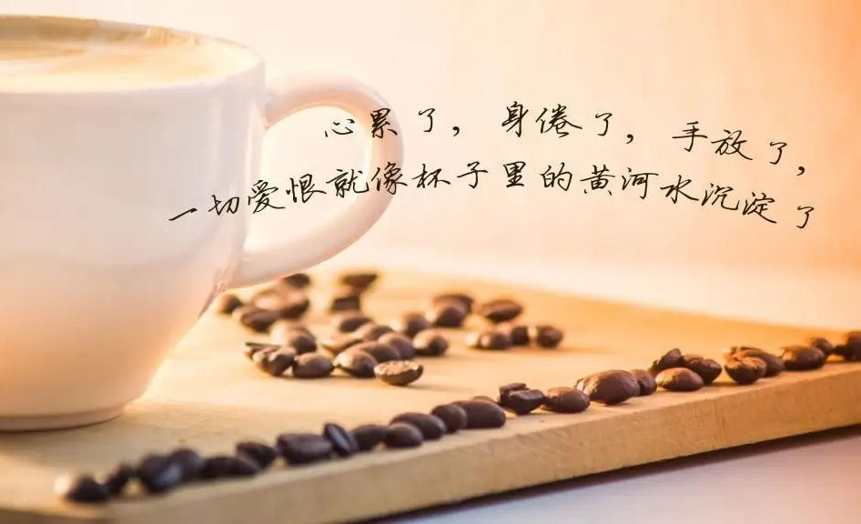 心累了身倦了，一切爱恨就像水沉淀了