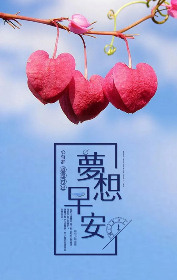 心里有梦，越是想要付出
