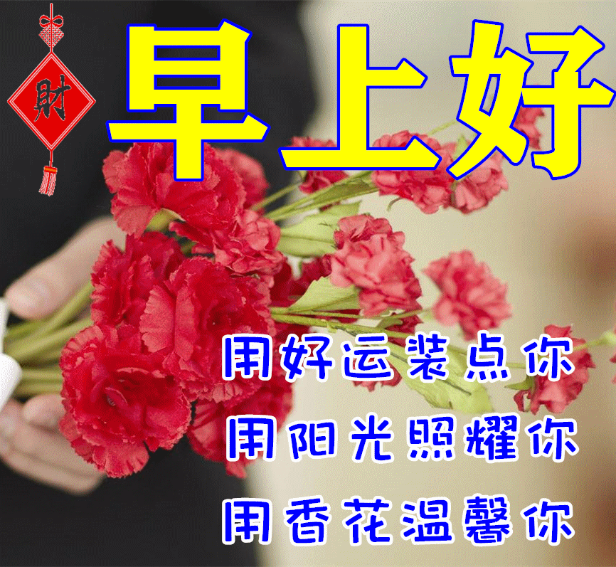 早上好朋友，用阳光照耀你，用鲜花温暖你