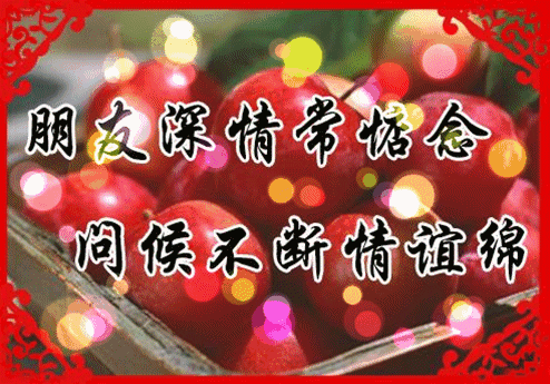 朋友深情常惦念，问候不断情谊绵