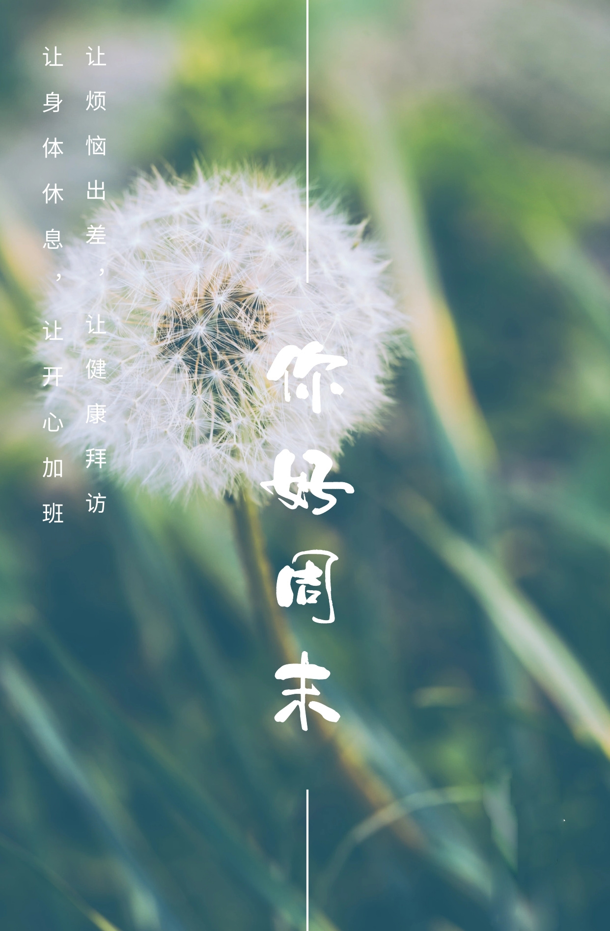让身体休息，让快乐加班